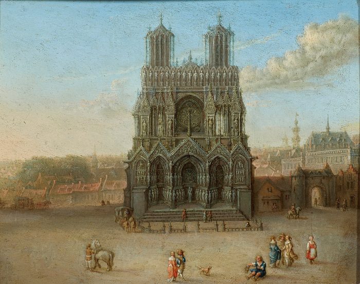 La façade occidentale de la cathédrale de Reims, par Gillis Neyts