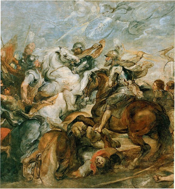 Henri IV chargeant à la bataille d’Ivry, par Pierre Paul Rubens
