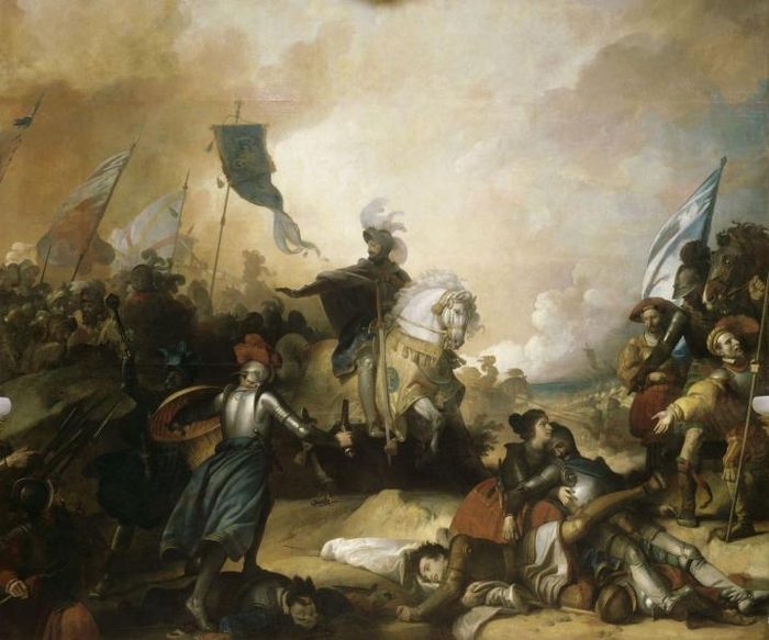 François Ier à cheval au soir de Marignan, par Alexandre-Évariste Fragonard