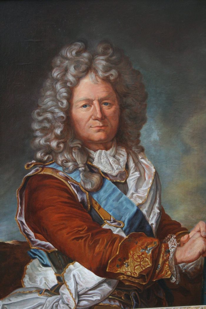 Portrait de Vauban en cuirasse et perruque, atelier de Hyacinthe Rigaud